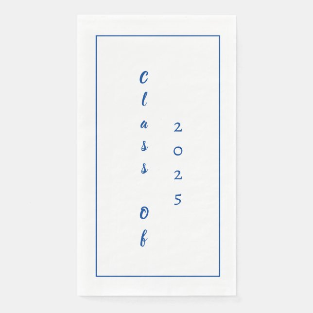 Servilleta De Papel Graduación De 2025 (Anverso)