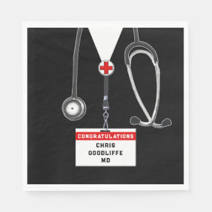 Servilleta De Papel Graduación de Doctor Creativo