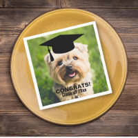 Graduación de fotografía de perro divertida clase