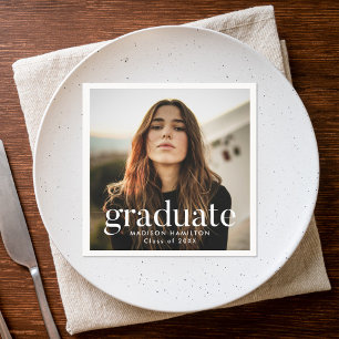 Servilleta De Papel Graduación de fotografías refinadas