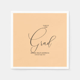 Servilleta De Papel Graduación de guión elegante de caligrafía