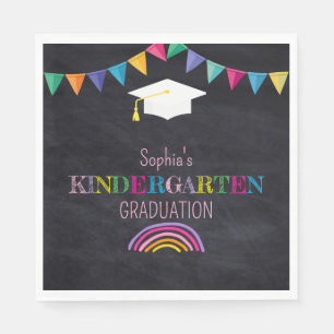 Servilleta De Papel Graduación de jardín de niñas 