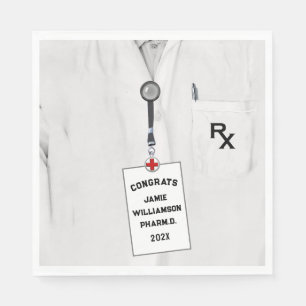Servilleta De Papel Graduación de la Escuela de Farmacia del Farmacéut