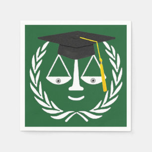 Servilleta De Papel Graduación de la Facultad de Derecho
