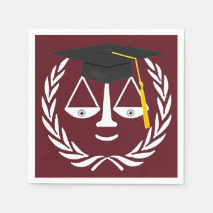 Servilleta De Papel Graduación de la Facultad de Derecho