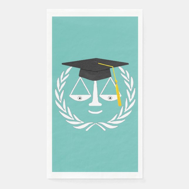 Servilleta De Papel Graduación de la Facultad de Derecho (Anverso)