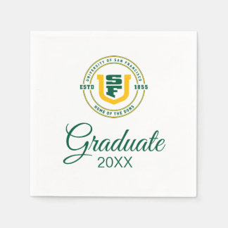 Servilleta De Papel Graduación de la Universidad de San Francisco