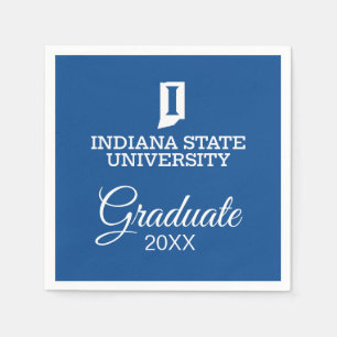Servilleta De Papel Graduación de la Universidad Estatal de Indiana
