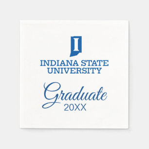 Servilleta De Papel Graduación de la Universidad Estatal de Indiana