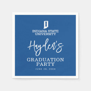 Servilleta De Papel Graduación de la Universidad Estatal de Indiana