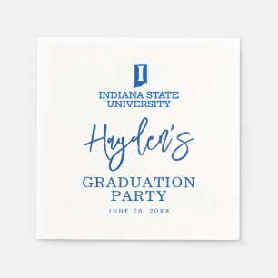 Servilleta De Papel Graduación de la Universidad Estatal de Indiana
