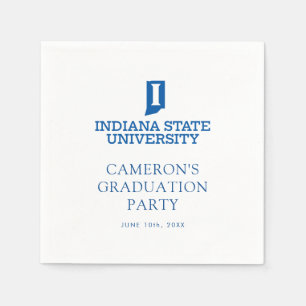Servilleta De Papel Graduación de la Universidad Estatal de Indiana