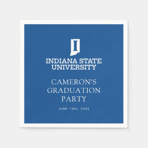 Servilleta De Papel Graduación de la Universidad Estatal de Indiana