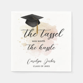 Servilleta De Papel Graduación de Tassel Worth Hassle