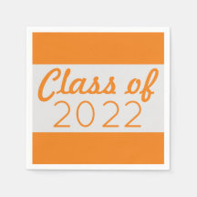 Graduación del año Silver y Naranja