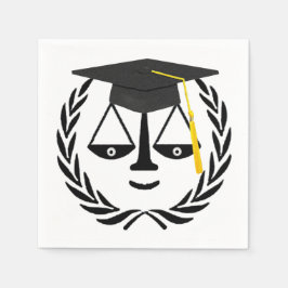 Servilleta De Papel Graduación en Facultad de Derecho
