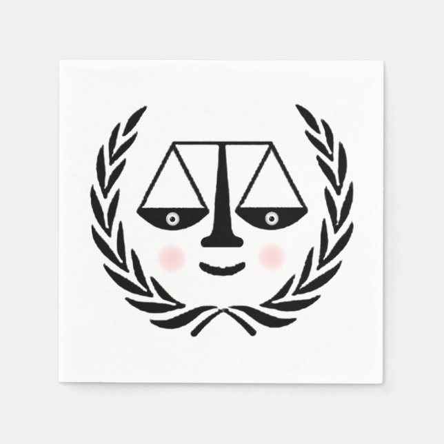 Servilleta De Papel Graduación en Facultad de Derecho (Anverso)