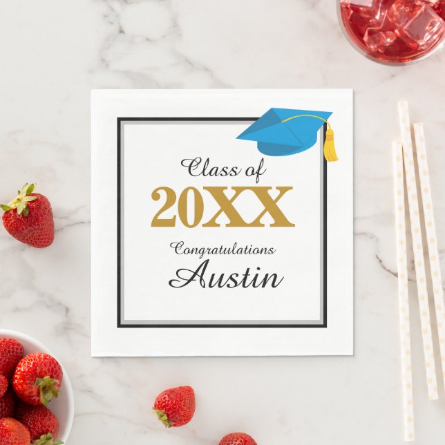 Servilleta De Papel Graduación en la escuela superior o secundaria (In situ)