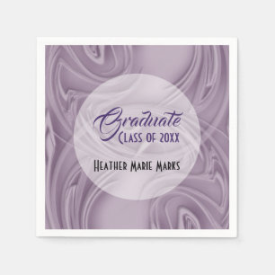 Servilleta De Papel Graduación Fiesta de lavanda antigua