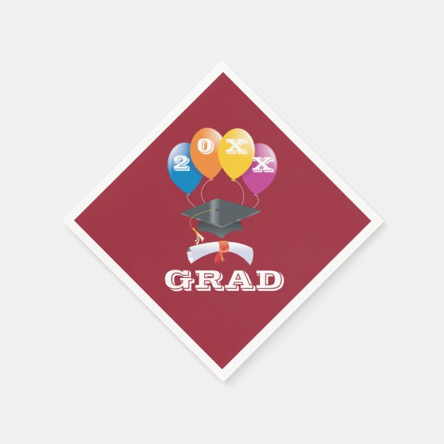 Servilleta De Papel Graduación Fiesta Suministros (Borde)