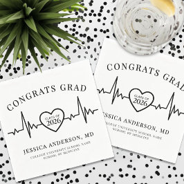 Servilleta De Papel Graduación Médica de Enfermería Doctor