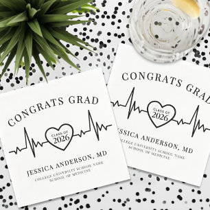 Servilleta De Papel Graduación Médica de Enfermería Doctor