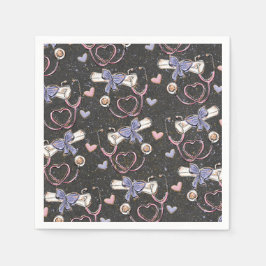 Servilleta De Papel Graduación médica de Stethoscope