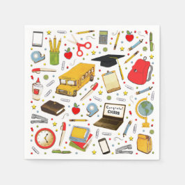 Servilleta De Papel Graduación Personalizada