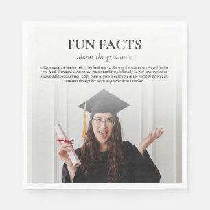 Servilleta De Papel Graduación personalizada de datos de diversión