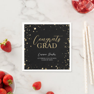 Servilleta De Papel Graduación personalizada Glitz moderna