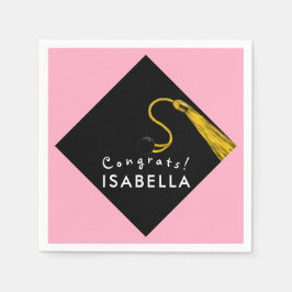 Servilleta De Papel Graduación rosa