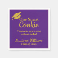 Graduación Un Fiesta Smart Cookie Purple & Gold