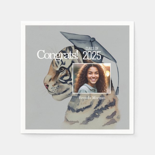 Servilleta De Papel Graduación única (Anverso)