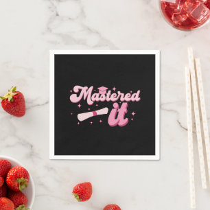 Servilleta De Papel Graduado con Máster Licenciado en MBA Graduación