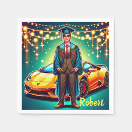 Servilleta De Papel Graduado Con Personalizado De Auto Rápido