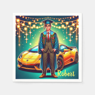 Servilleta De Papel Graduado Con Personalizado De Auto Rápido