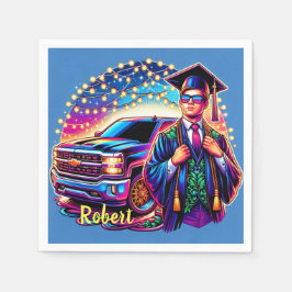 Servilleta De Papel Graduado Con Personalizado De Camión De Recogida