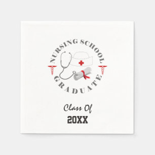 Servilleta De Papel Graduado de Escuela de enfermería