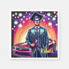 Servilleta De Papel Graduado De Guay Con Buen Personalizado De Coches