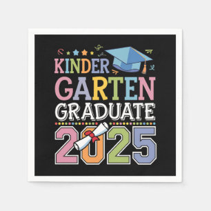 Servilleta De Papel Graduado de jardín de infantes Escuela de Graduaci
