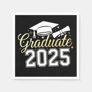Servilleta De Papel Graduado de la promoción de 2025