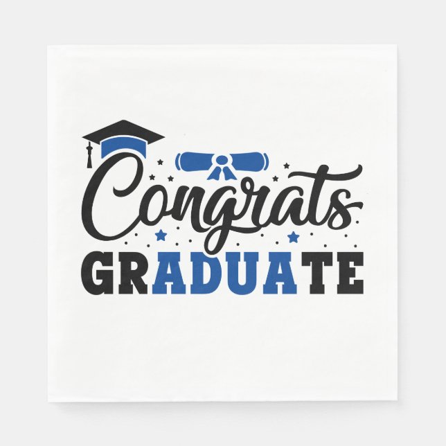 Servilleta De Papel Graduado Superior de Congresos (Anverso)