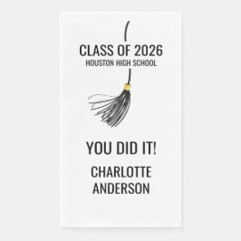 Servilleta De Papel Graduation Cap Tassel