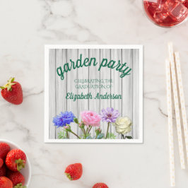 Servilleta De Papel Graduation Garden Party