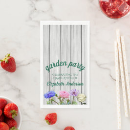 Servilleta De Papel Graduation Garden Party