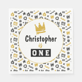 Servilleta De Papel Graffiti Hip Hop Etiquetas Black and Gold Rap Dood