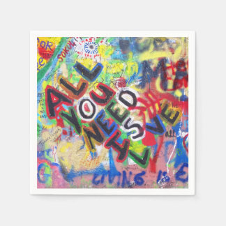 Servilleta De Papel Graffiti Love Napkins