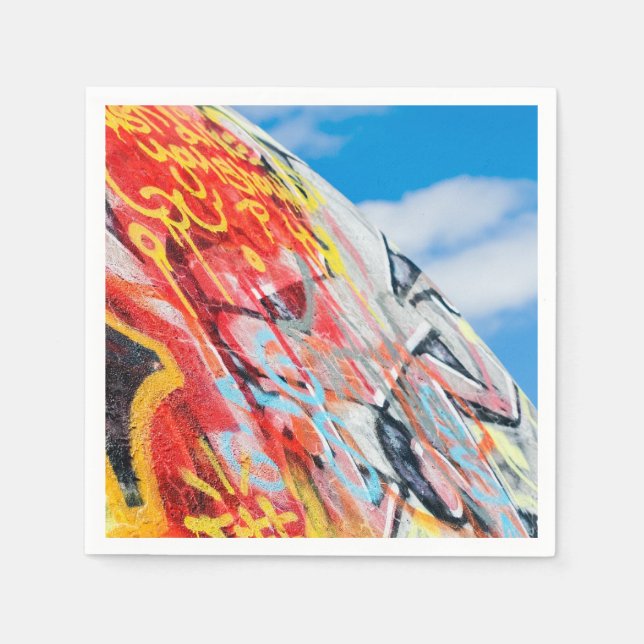 Servilleta De Papel graffiti planetario (Anverso)