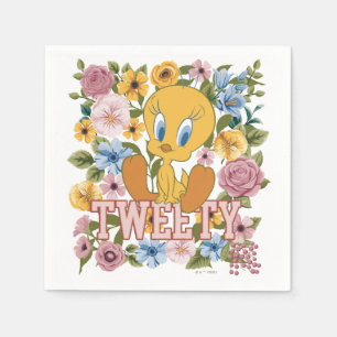 Servilleta De Papel Gráfica de bordado floral TWEETY™