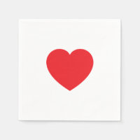 Gráfico de corazón de amor rojo blanco moderno lis